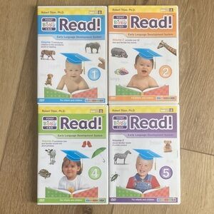 Your Baby Can Read DVD set 1 2 4 5 for infants and children Robert Titzer